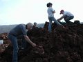 Gathering crystals at the Coleman Mine, AK